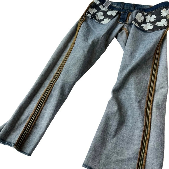 Lucky Brand Women’s The Riley Jean Straight Leg Medium Wash (Selvage) Size 2/26 - Picture 5 of 8